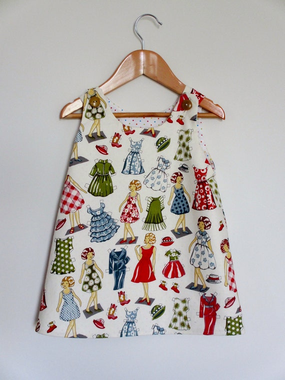Items similar to Children clothing vintage style dress girl baby
