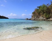 Cinammon Bay Beach Photo Print - Size 8x10, 5x7, or 4x6 Cinammon Bay Beach Photo Print - Size 8x10, 5x7, or 4x6