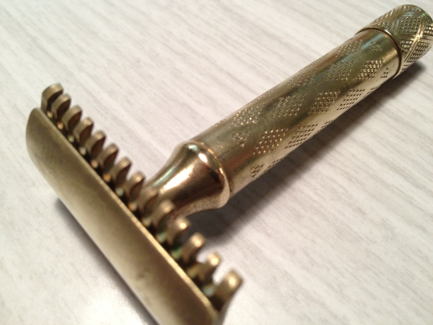 Gillette Bostonian Gold Safety Razor from 1920's