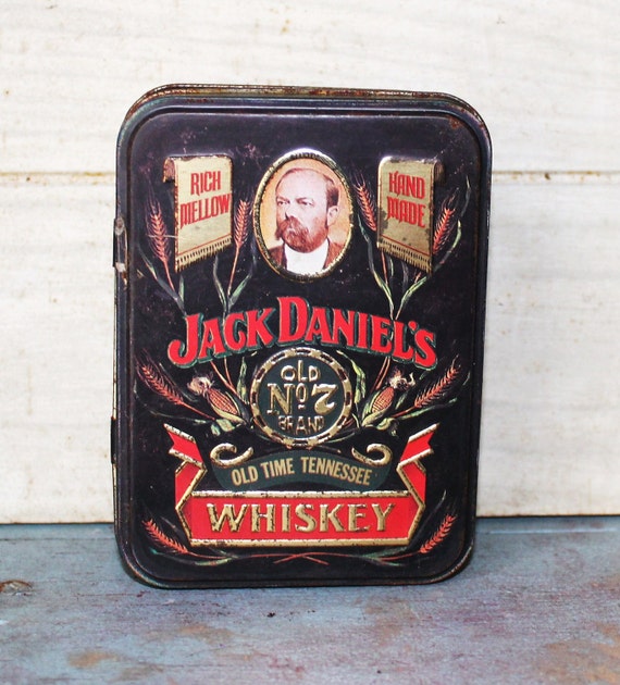 Vintage Jack Daniel's Collectible Tin with by MuzettasWaltz