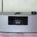 Vintage Retro Look Clock Radio - Ultronic - Silver - Home Decor