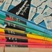 Rainbow Book Bundle, Photography Prop, Personal Library, Home Decor