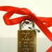 ENGRAVED LOVE PADLOCK - Wedding Day, Valentine, Valentines Day, Love - S