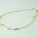 Tiny gold heart bracelet- gold heart confetti on gold filled- simple jewelry