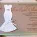 Bridal Shower Invitation. . ."The Dress"