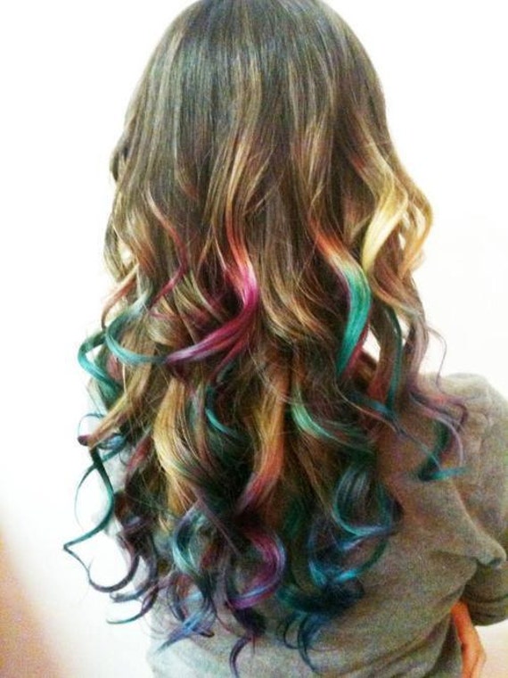 Colored Human Hair Extensions