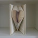 Unique Wedding Gift - Heart - Folded Paper Book - Baby / Bridal Shower - Anniversary - Birthday