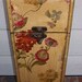 RESERVED Antique Yellow Wine Box