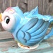 Vintage Lefton Bluebird Teapot 1950s Collectible