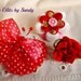 Pet Bows - Collar Bow - Leash Bow - Groomer Bow - Flowers - Butterflies