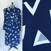Navy Triangle Dress - Size Medium / Large