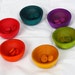 Sorting Buttons - A montessori inspired wooden colored sorting game