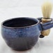Mens or womens Shaving mug with shaving brush