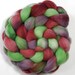 Handpainted Roving - Vino - Falkland Wool, 4 ounces.
