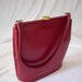 1950s RED PURSE Made in the USA by British Walkers (strange name for american made)
