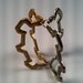 DEADSTOCK Geometric Punk Rock Bracelet 1970's Vintage Unusual Design Old Store Stock