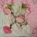 SALE--Premium Pink and Cream Vintage Millinery Flower Assortment for Shabby Chic Vintage Craft Projects