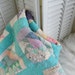 Vintage Cutter Baby Quilt Pastel Colors So Shabby Chic Craft Project