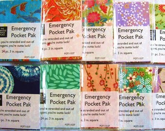 Mini Packet of Chiyogami Origami Paper - 24 sheets of authentic Japanese Washi Origami Paper