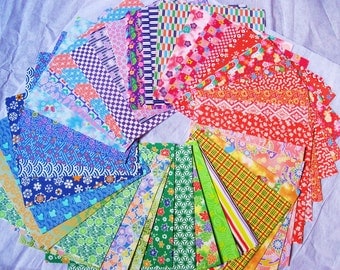 Origami Paper - 200 sheets of chiyogami origami paper - 6x6 inches Japanese Origami Paper