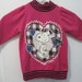 Vintage eighties hot pink Snoopy sweatshirt- size 2T