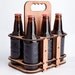 The 6 Packer - a lasercut 6 pack glass bottle holder