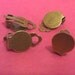 10pc 10x18mm antique bronze clip on earring settings-5033