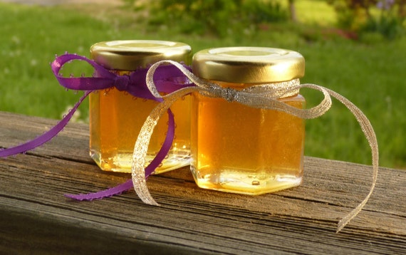Wedding Favors, 48 Raw Wildflower Honey 2oz Jars, Raw Honey, Tennessee Wildflower, Medicinal