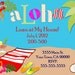 Luau Invitations DIY Custom Printable Aloha Party Print at Home Invites
