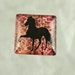 High Stepping Horse Jewelry glass tile pendant necklace