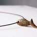 Fish, miniature wood sculpture, charm necklace, wooden jewelry, ooak