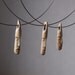 SALE Faces - minature sculpture wooden jewelry, unique wood necklace,