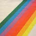 Vintage Sheet - Rainbow Dreams - Flat Twin Size