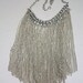 Vintage Silver Chain Bib Fashion Necklace