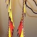 Porcupine quill tassel earrings - Ready to ship