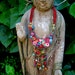 Bohemian-Ethnic Necklace. Crochet & Crystal. Eva Durán (Design). Shipping included