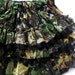 Girls Realtree Camo Ruffled Pettiskirt - Tutu Skirt - RealTree Mossy Oak Obsession Camouflage Skirt