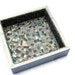 SALE Mosaic Box, Centerpiece, Gray and Purple