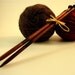 Hand carved wooden Knitting needles size 10.5(6.5mm) and 11" long. Made from reclaimed Purple heart wood