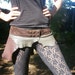 Cheeky Leather Bush Faery Skirt, Doof, Burning Man, Psytrance