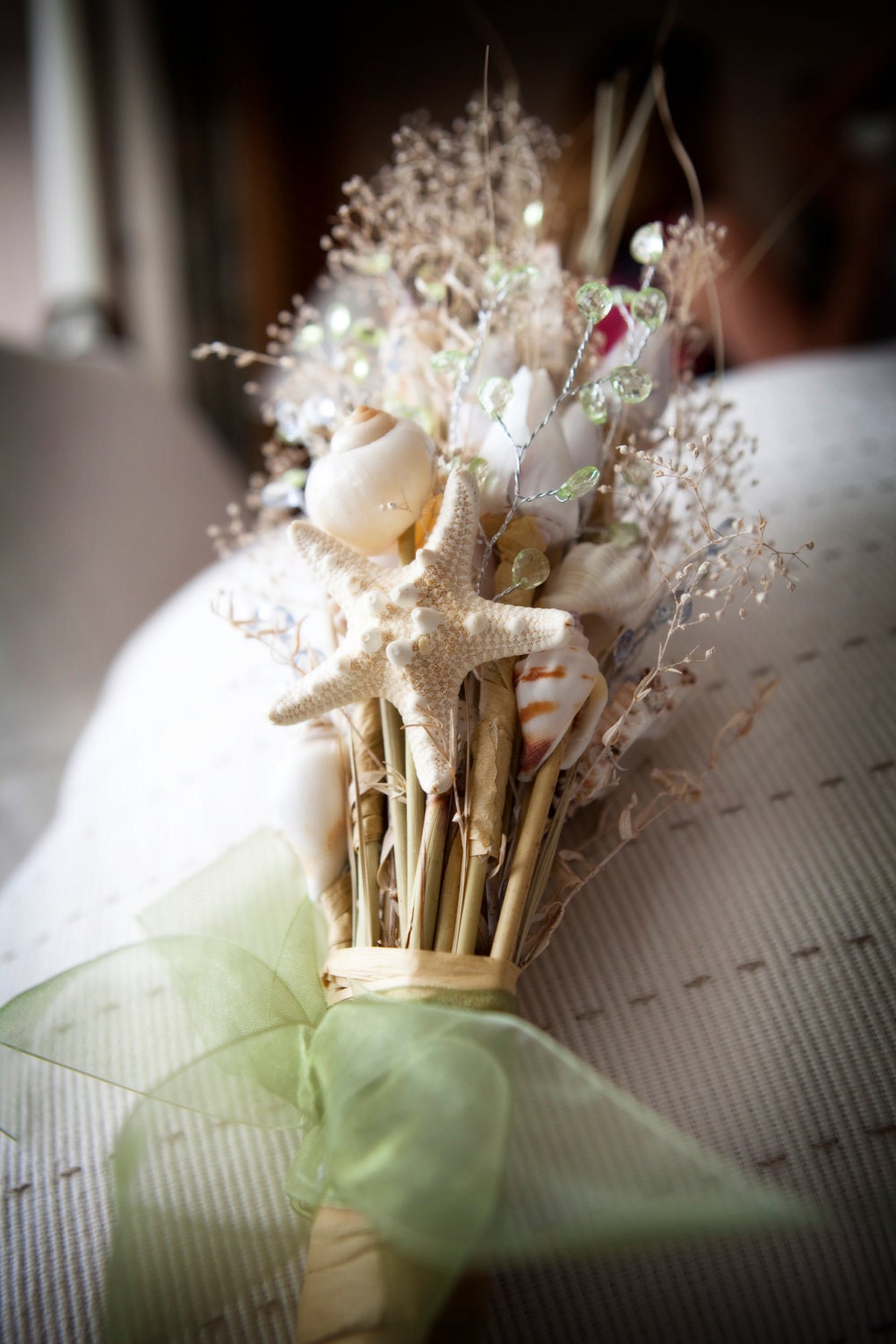 Destination Beach Wedding Seashell Bridal Bouquet