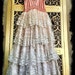 dusty antique pink empire waist tiered lace formal dress by mermaid miss k