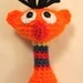 Ernie Sesame Street Baby Rattle Crochet