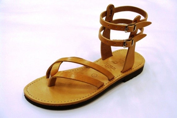 Spartans Leather sandal summer style by HQSandals on Etsy