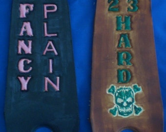 Leather Toe Guards pair for Roller Derby Skates (Personalized)