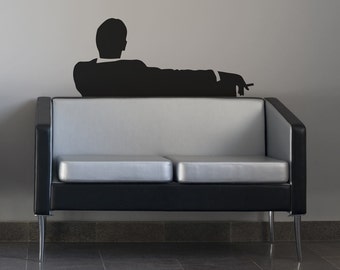 Wall Decor For Men mad men wall sticker | etsy Wall Decor For Men mad men wall sticker | etsy