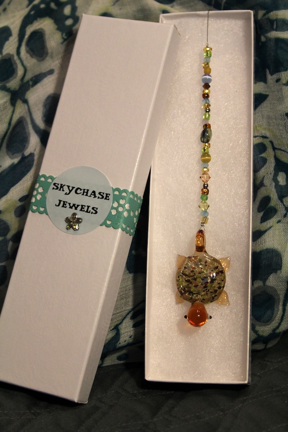 Rear View Car Mirror Dangler Turtle by SKYCHASEJEWELS on Etsy