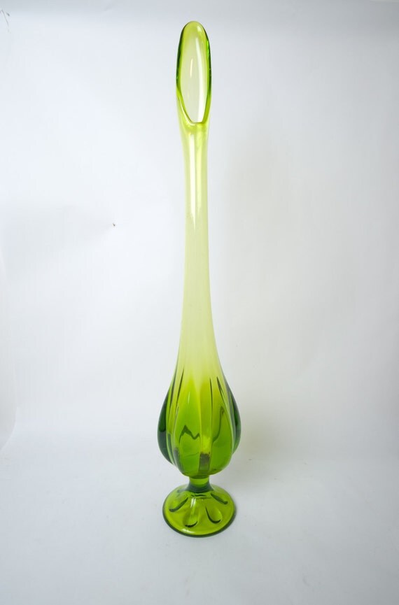 Viking Glass Mid Century Vase