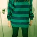 ON SALE - Blue and green striped sweater
