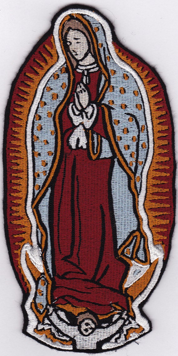 7 virgin of guadalupe embroidery applique patch 7 virgin of guadalupe embroidery applique patch